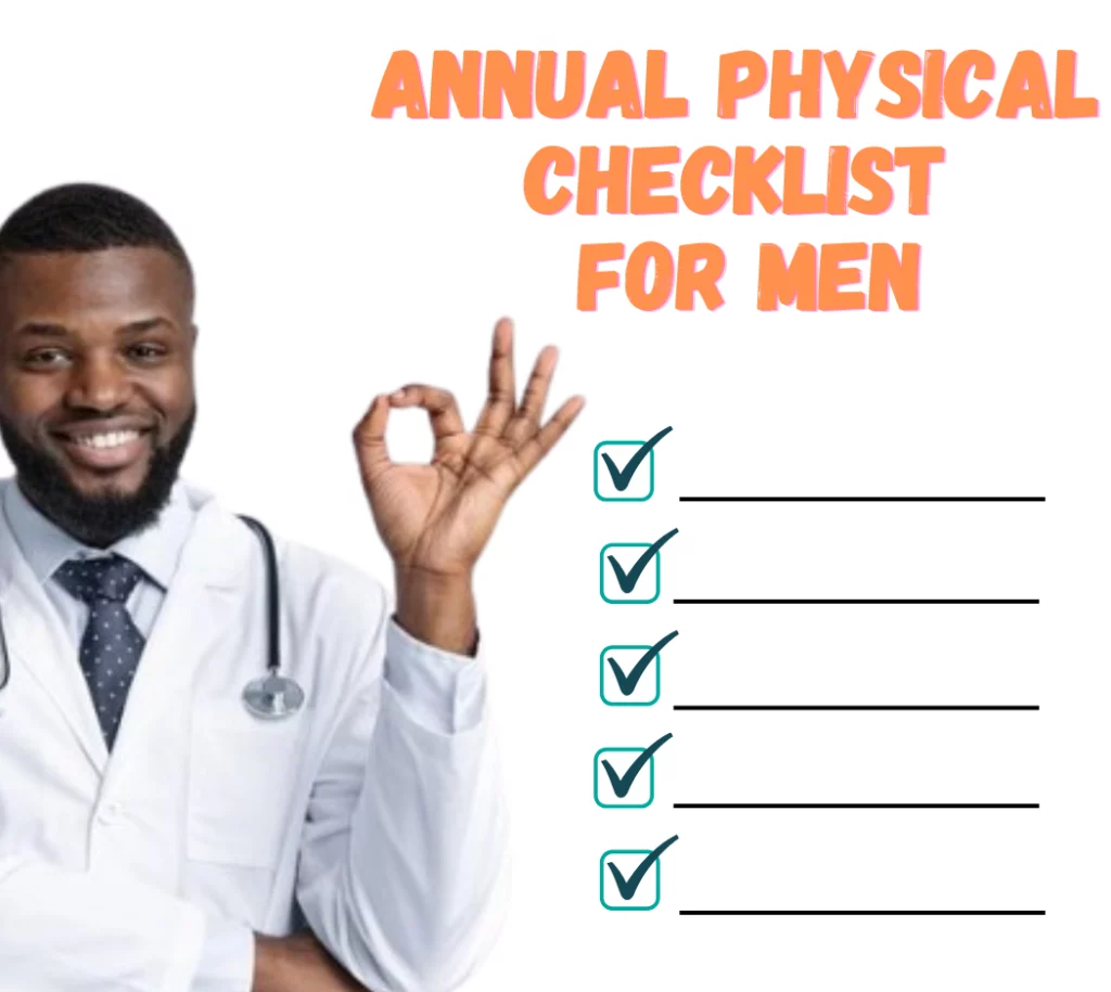 Annual Physical Exam Checklist for Men