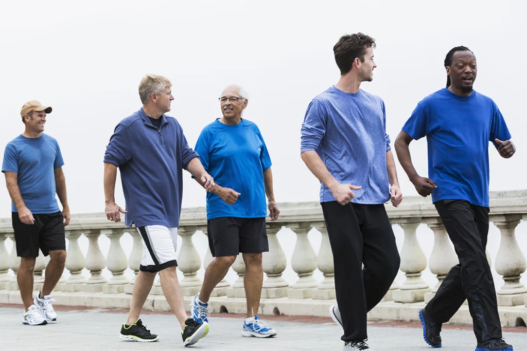 A group of Healthy Men: Annual Physical for Men 